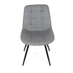 Jídelní židle, šedá, látka, HC-T1130 GREY2