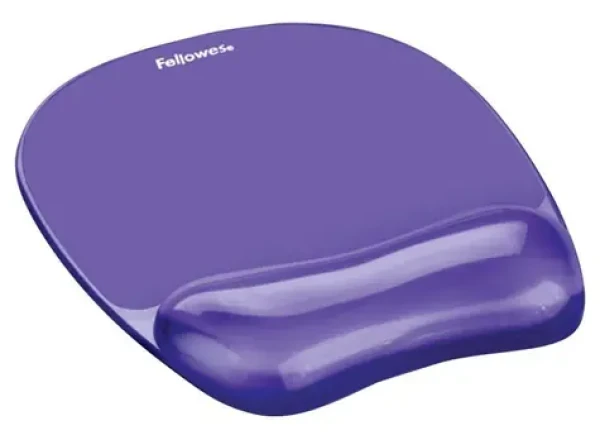 Fellowes CRYSTAL Gelová Podložka pod myš a zápěstí fialová (FELFERGWMPADCRYSTP)