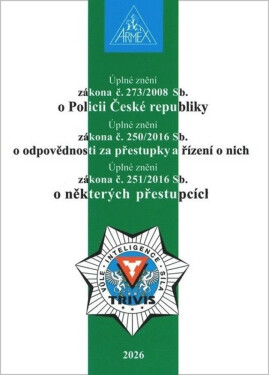 Zákon o Policii České republiky č. 273/2008 Sb.