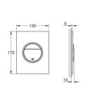 GROHE - Nova Cosmopolitan S Ovládání splachování, phantom black 37601KF0