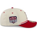 New Era Pánská kšiltovka Boston Red Sox MLB 2026 4th of July USA 250 Low Profile 59FIFTY Fitted Velikost: 7 1/2