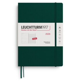 Weekly Planner & Notebook 2026 Composition (B5) Forest Green