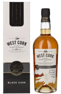 West Cork Char No. 5 Level BLACK CASK Finish Blended Irish Whiskey 40% 0,7 l (tuba)