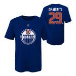 Outerstuff Dětské Tričko Edmonton Oilers Leon Draisaitl Player T-Shirt Velikost: Dětské (14 let)