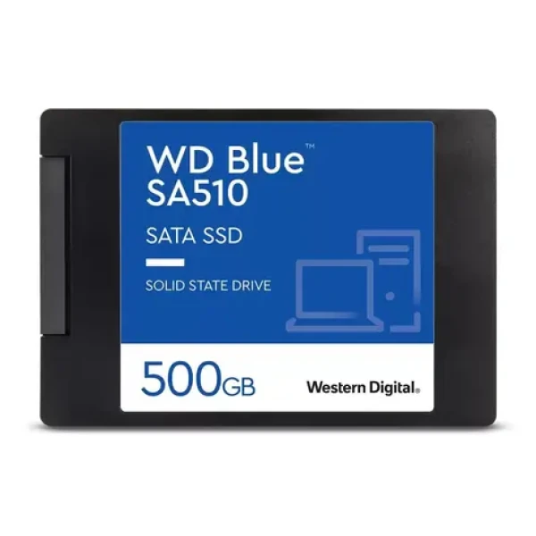 WD Blue SA510 500GB / 2.5" SSD / SATA III / SATA 6Gbps / R: 560MBps / W: 510MBps / TLC (WDS500G3B0A-00AXR0)
