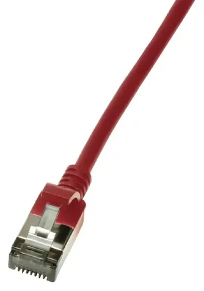 LogiLink CAT6 U/FTP Slim červená / Patch kabel / RJ-45 / 0,5 m (CQ9024S)