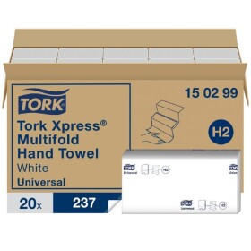 Tork Xpress Universal Multifold H2 systém 203054 Papírové ručníky skládané 2 vrstvy bílá