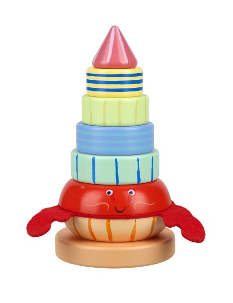 Orange Tree Toys Dřevěná skládací věž - Krab
