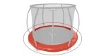 Marimex Premium in-ground kryt pružin na trampolínu 305cm oranžová
