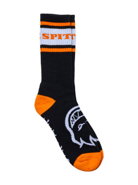 Spitfire CLASSIC 87 BIGHEAD BLACK/ORANGE/WHITE pánské kvalitní ponožky