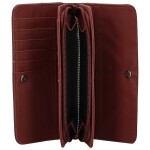 Trendy dámská koženková peněženka MaxFly Gelbert, tmavě vínová