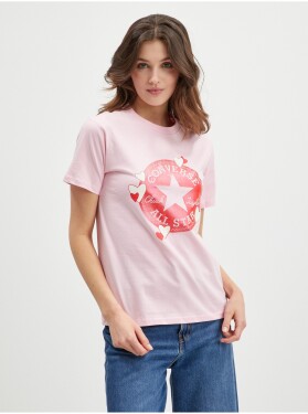 Růžové dámské tričko Converse dámské
