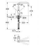 GROHE - Minta Dřezová baterie, chrom 32488000