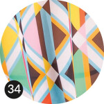 Plážové šaty 11D80SZ 34 modrá-mix - SELF UNI