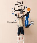 Samolepka Basketbalista Velikost: 100 cm