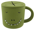 Silikonový hrnek na svačinu pro děti pan dinosaurus