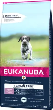Eukanuba Puppy & Junior Large & Giant Grain Free Ocean Fish 12 kg