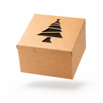 Cake star Vánoční krabička- "stromeček" 10x10x6,3cm