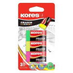 Kores Pryž KE30 NEON barevný mix 40 x21 x 10 mm 3 ks