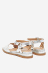 Sandály Lasocki WI33-CS853-HM-03 Přírodní kůže (useň) - Lícová