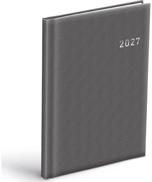 Diář 2027 T805 PVC tmavě šedý