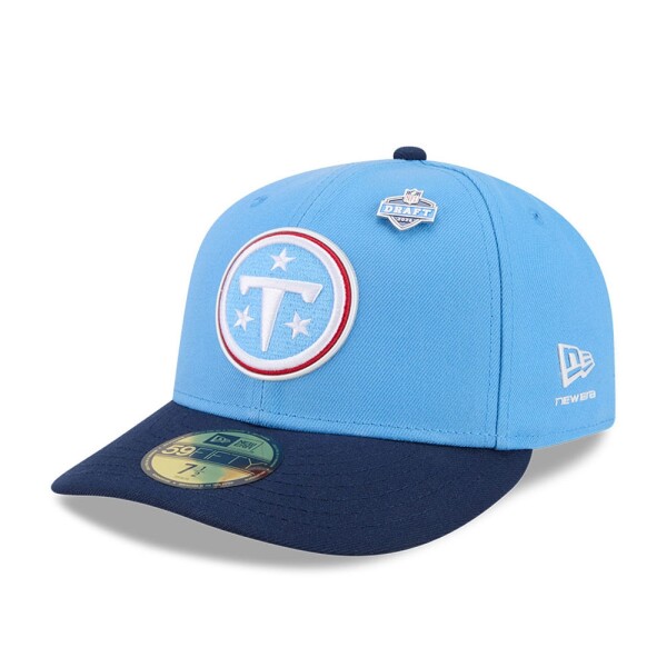 New Era Pánská kšiltovka Tennessee Titans NFL 2026 Draft Pre-Curved 59FIFTY Fitted Velikost: 7 3/4