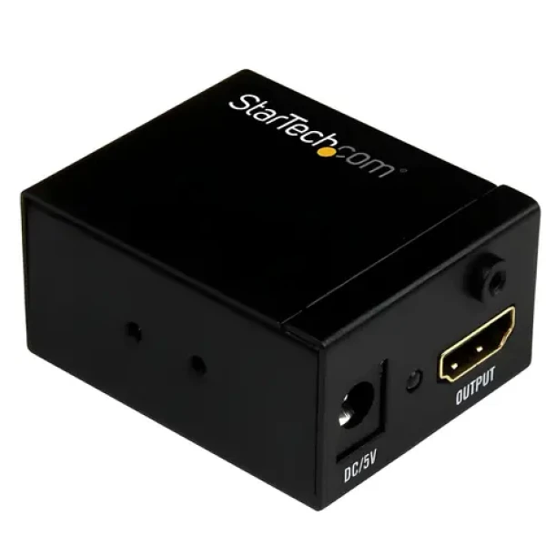 StarTech HDMI Signal Booster 35 m černá / Zesilovač HDMI signálu / Full HD 1080p 60Hz / 7.1 audio (HDBOOST)