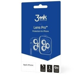 3mk Lens Pro ochrana kamery pro Apple iPhone 15 Pro Silver (5903108529990)