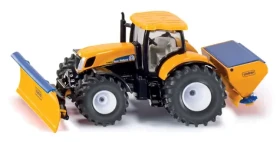 SIKU Super - Traktor s přední radlicí a sypačem soli