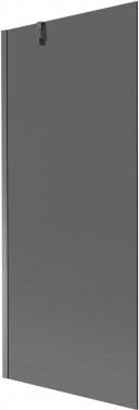 MEXEN/S - Next vanová zástěna FIX 80 x 150, grafit, grafit metal 895-080-000-00-40-95
