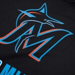 Nike Pánská mikina Miami Marlins MLB 2025 Authentic Performance Therma Hoodie Velikost: 3XL