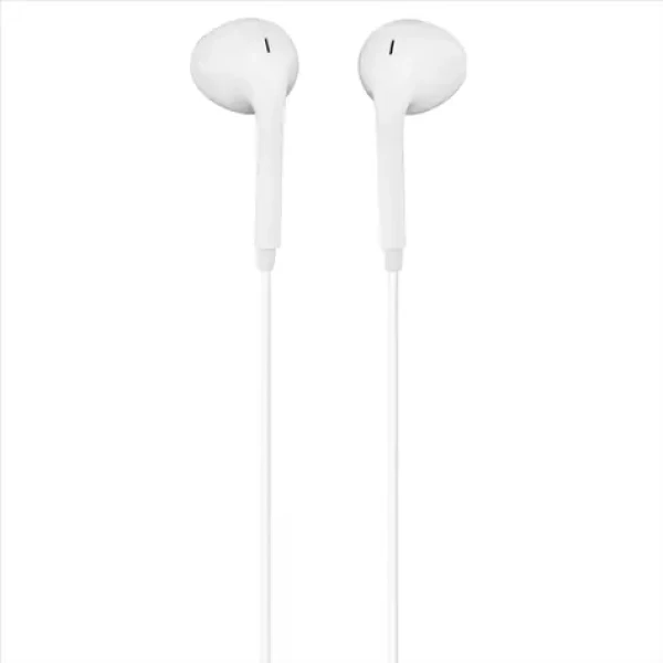 Hama sluchátka s mikrofonem Glow II bílá / pecky / konektor Lightning (221787)