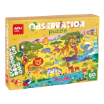 Edukační puzzle Apli - Savana, 60 ks, 4+