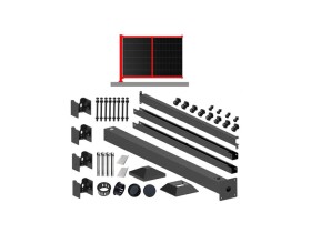 Plotová rozšiřovací konstrukce pro 1 solární panel