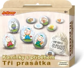ARTLOVER Kreativní sada Kamínky s příběhem - Tři prasátka
