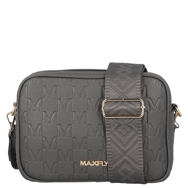 Stylová dámská koženková crossbody kabelka Fana, šedá
