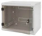 Triton rozvaděč 9U/500mm / Nástěnný rozvaděč / 19" / jednodílný / vylamovací otvor pro ventilátor (RBA-09-AS5-CAX-A6)