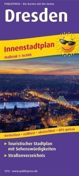 Drážďany 1:16 000 / plán města