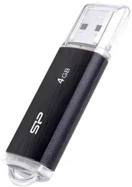Silicon Power Ultima U02 4GB černá / Flash disk / USB 2.0 (SP004GBUF2U02V1K)