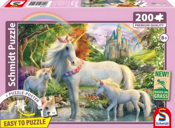 SCHMIDT Puzzle Jednorožec s mláďaty