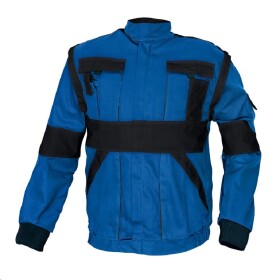 Montérková bunda MAX 2v1 100% bavlna 260g/m2 modro-černá 64 modro-černá
