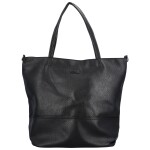 Trendová dámská koženková kabelka přes rameno Ramira, černá