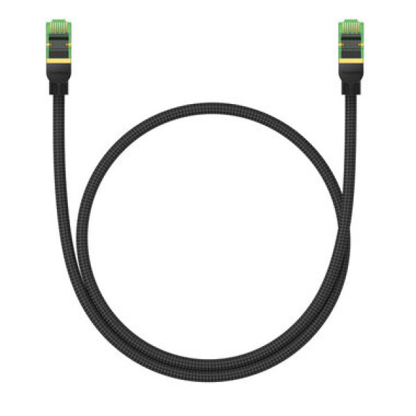 Baseus B0013320C111-07 Opletený síťový kabel RJ45 Cat.8 10m černá (B0013320C111-07)