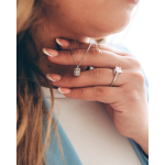 LUNICA Stříbrný náhrdelník MIRROR 0791