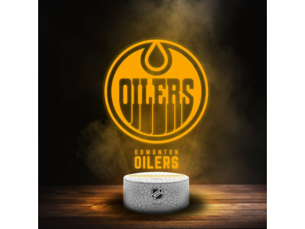 Great Branding Led Světlo Edmonton Oilers NHL