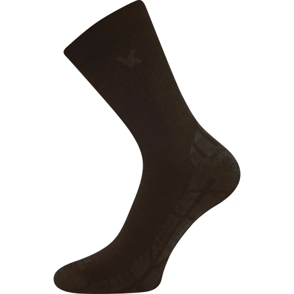 VOXX Ponožky sportovní z merino TWARIX s ionty stříbra HNĚDÉ 43-46 119366