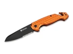 Dönges Basic Rescue / Záchranářský nůž / Sheepfoot čepel / Ocel 440A / Hliníková rukojeť (01DG002)