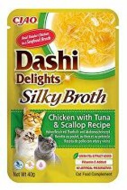 Churu Cat Dashi Delights Silky Broth Chick&Tun&Scal40g