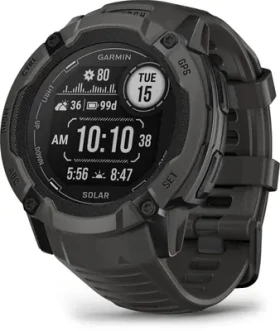 Rozbaleno - Garmin Instinct 2X Solar 50mm Graphite / chytré hodinky/GPS/BT/10 ATM/měření denní aktivity/solární dobíjení / rozbaleno (010-02805-00.rozbaleno)