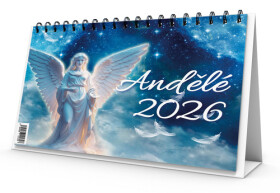 Kalendář 2026 Andělé - stolní